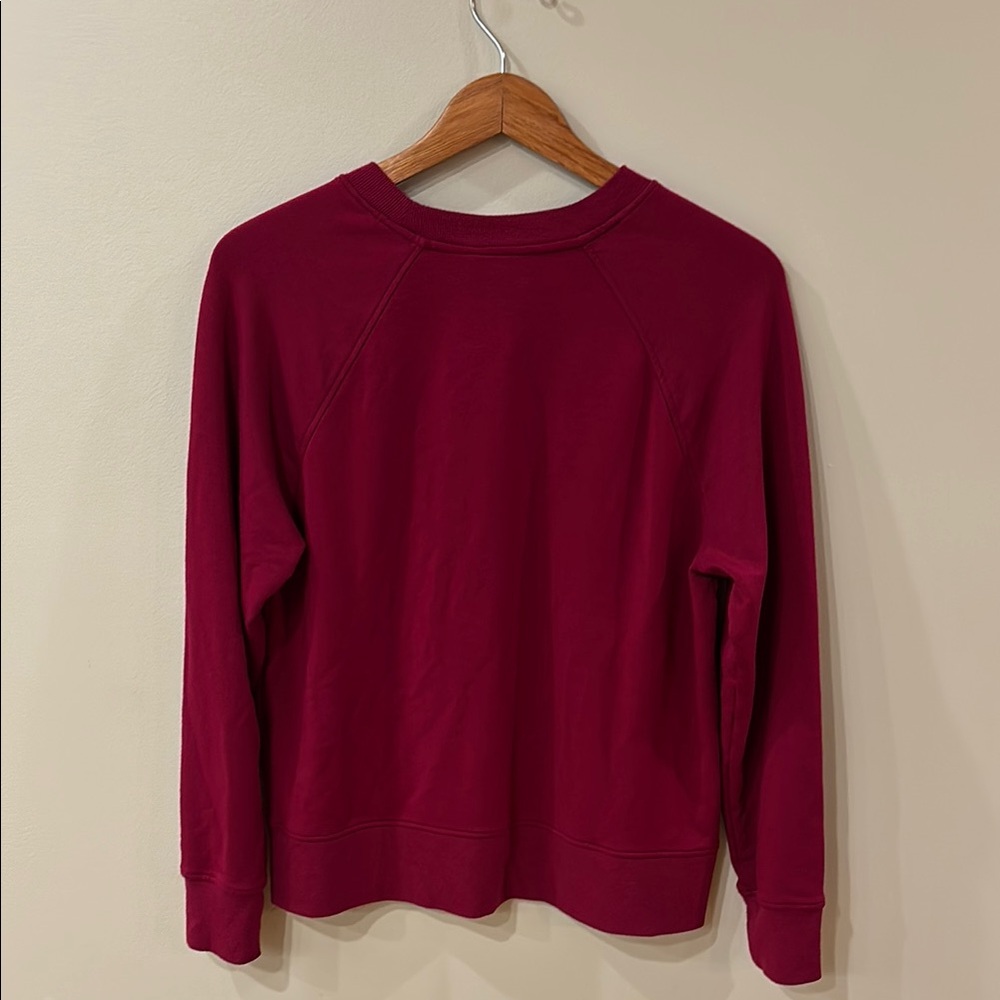 A New Day Red Long Sleeved Relaxed Sweatshirt